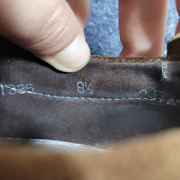 Rare 1970s BeeJays Sunbeam leather suede trainers shoes vintage brown lace up - Picture 11 of 13